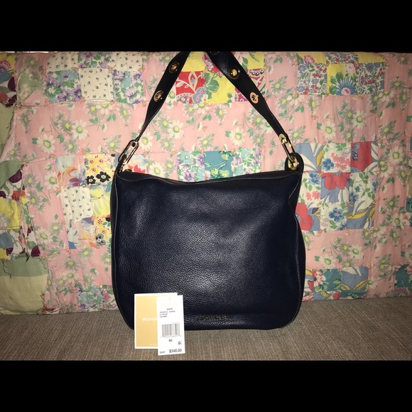 Michael Kors Handbags - Michael Kors Raven Large Shoulder in Admiral